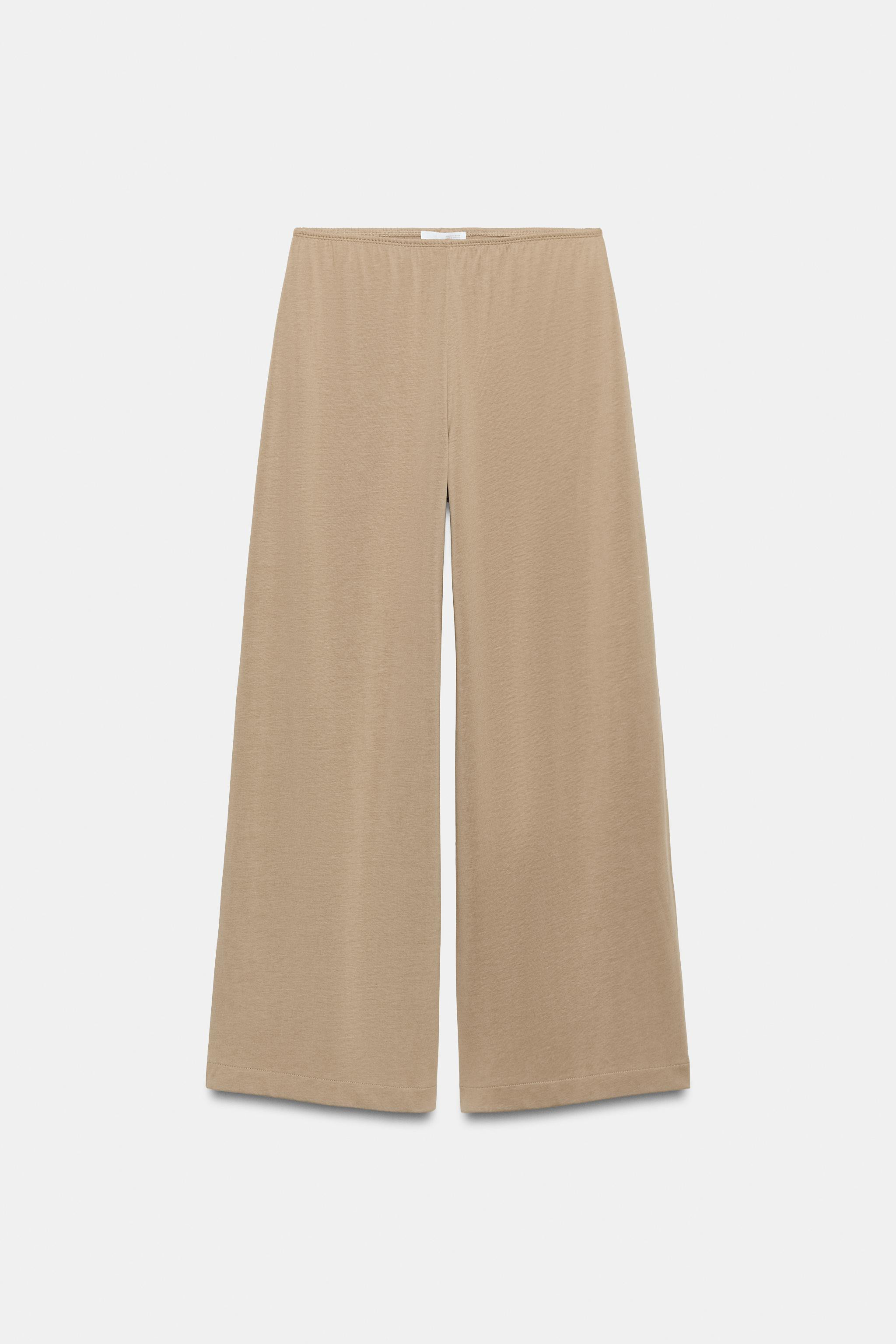 FLOWY STRAIGHT LEG PANTS | Zara US