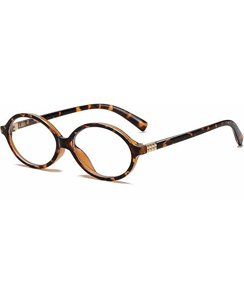 TIJN Olisa Blue Light Blocking Glasses for Women Men,Oval Glasses Frame Bluelight Glasses for Gam... | Amazon (US)