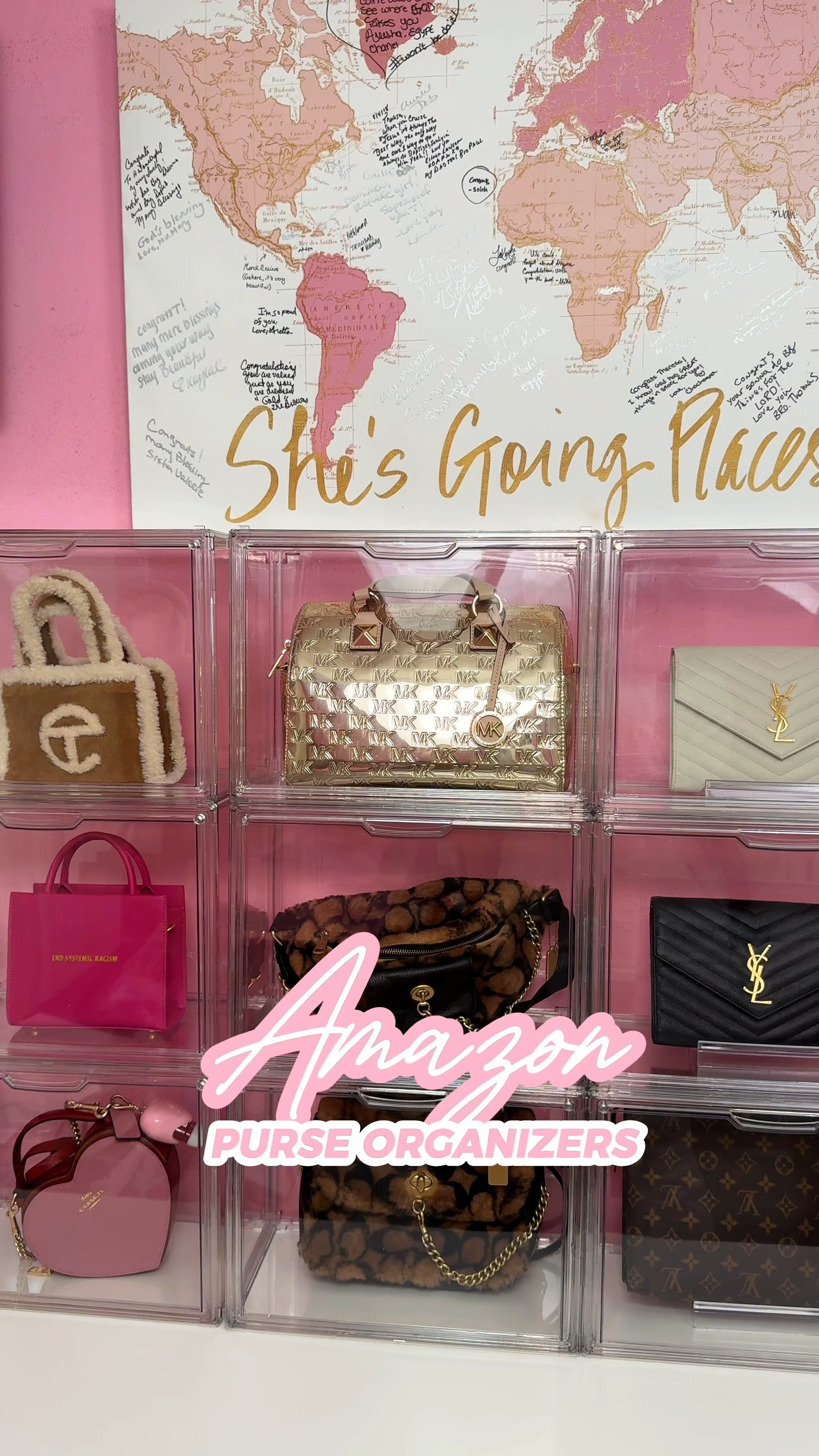 If you’re looking for a cute way to display and protect your purses, check out this purse organization system from Amazon 🙌🏾😍.

You can choose how many boxes you want, I got a set of 10 and stacked them up to display my purses. I also got clear acrylic purse stands so that I could display my clutches. 

This was pretty easy to put together, and the boxes stack into each other so you can set them up however you’d like. 

#LTKHome #LTKItBag