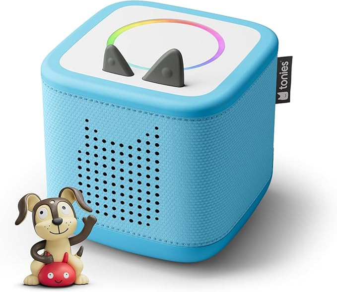 Toniebox 2 Audio Player Starter Set for Kids 1+ with Playtime Puppy - Listen play and grow - Sky ... | Amazon (US)
