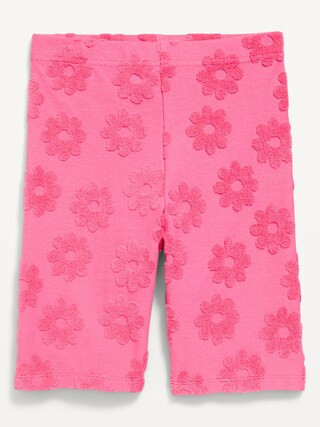 Long Towel Terry Biker Shorts for Girls | Old Navy (US)