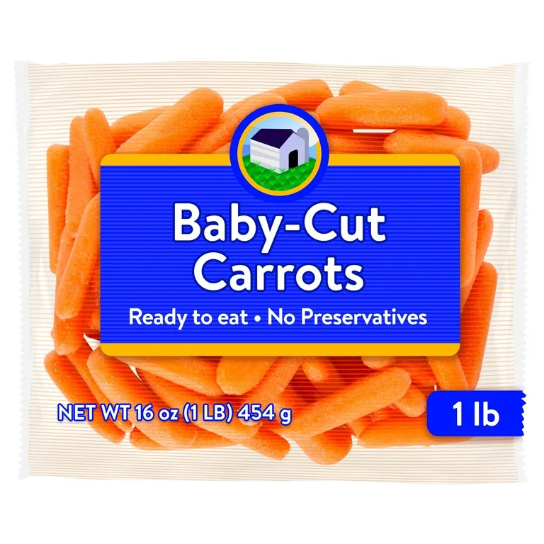 Fresh Baby-Cut Carrots, 1lb Bag | Walmart (US)