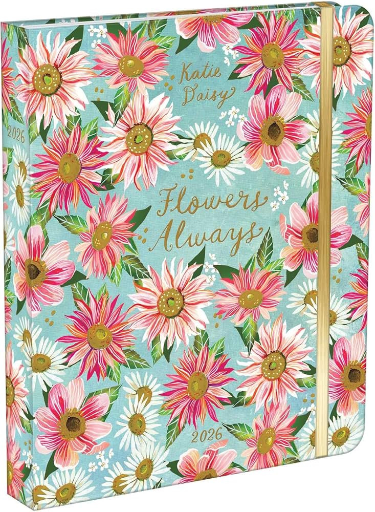 Katie Daisy 2026 Deluxe Weekly Planner: Flowers Always | Amazon (US)