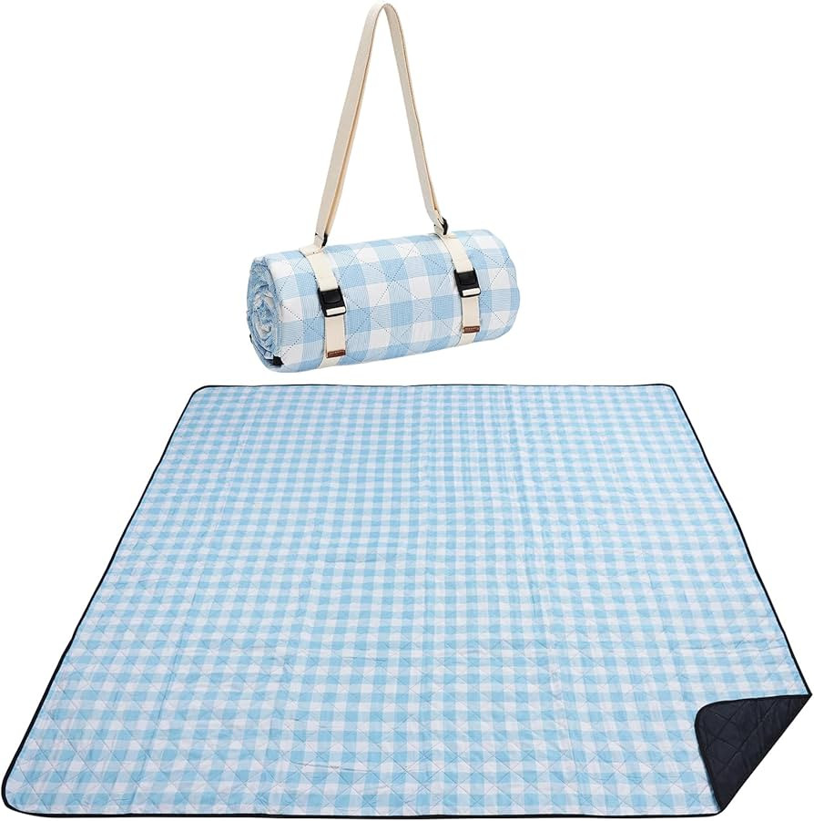 Picnic Blanket, 80''x80'' Waterproof Outdoor Blankets, Picnic Mat Washable for Beach, Picnic Blan... | Amazon (US)