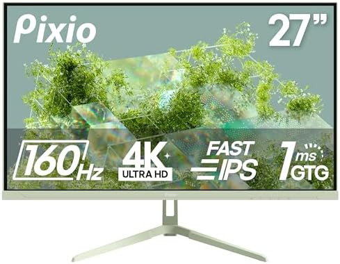 Pixio PX27U Wave Mint Green 27 inch 160Hz Refresh Rate 4K 3840x2160p Resolution Fast IPS Panel 1m... | Amazon (US)