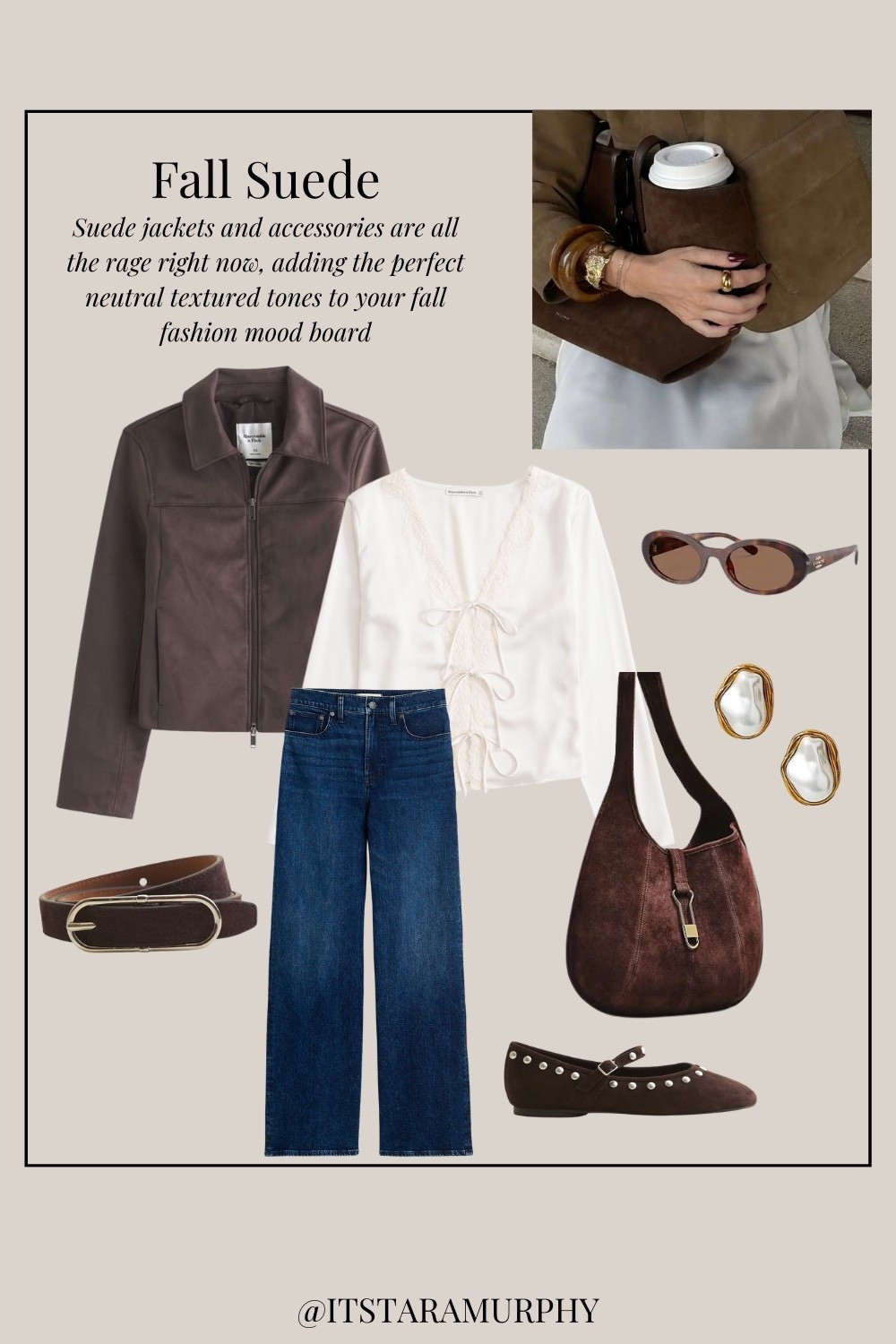 Suede is taking over this winter!! I love accessorizing with suede jackets, belts, and bags to elevate any outfit!🤎


#LTKStyleTip #LTKItBag

#LTKSeasonal