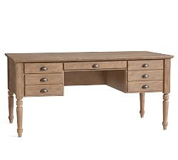 Printer's Keyhole Executive Desk (64") | Pottery Barn (US)
