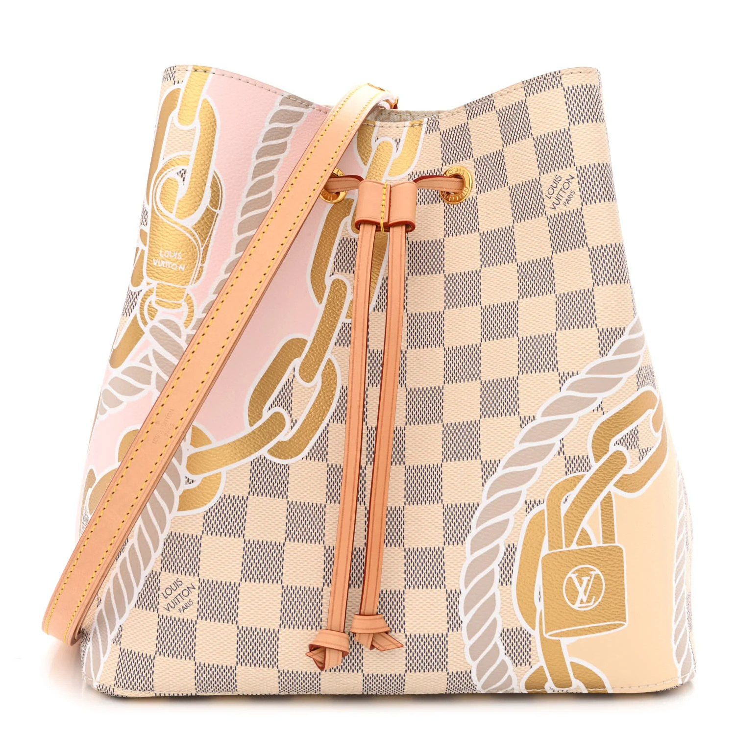 Damier Azur Nautical Neonoe MM | FASHIONPHILE (US)