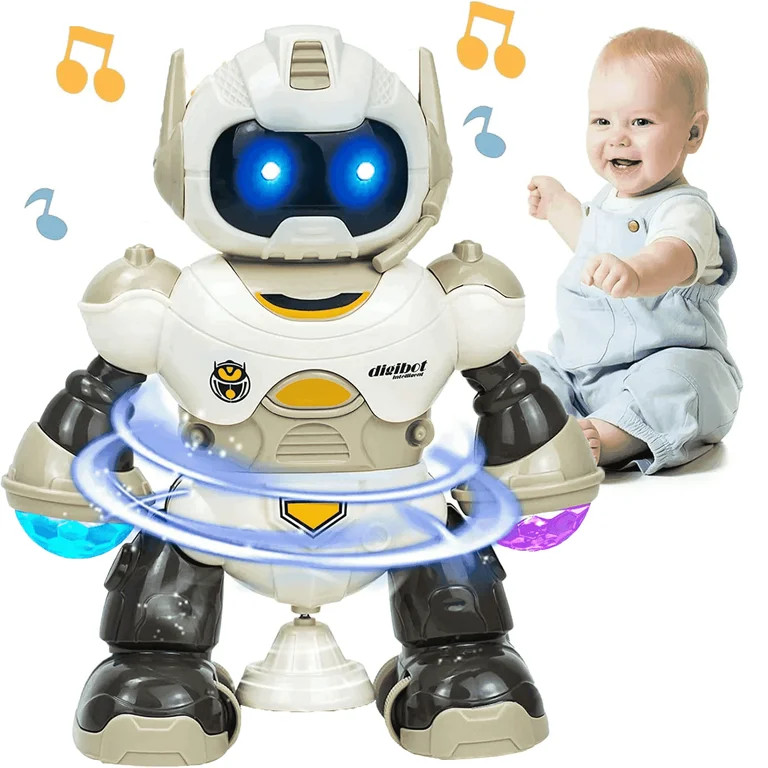 Lvelia Robot Toy for Kids,Electronic Musical Walking Dancing Interactive Robot Toys with Flashing... | Walmart (US)