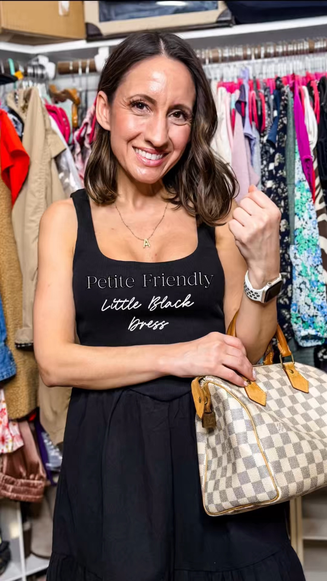 Little Black Dress has the perfect square neckline. I love it. 
It runs big. So size down 1 size. 😉
It’s petite friendly and so pretty. 
Petite style 
Spring dress
Walmart dress find 

#LTKPetite #LTKOver40 #LTKgrwm