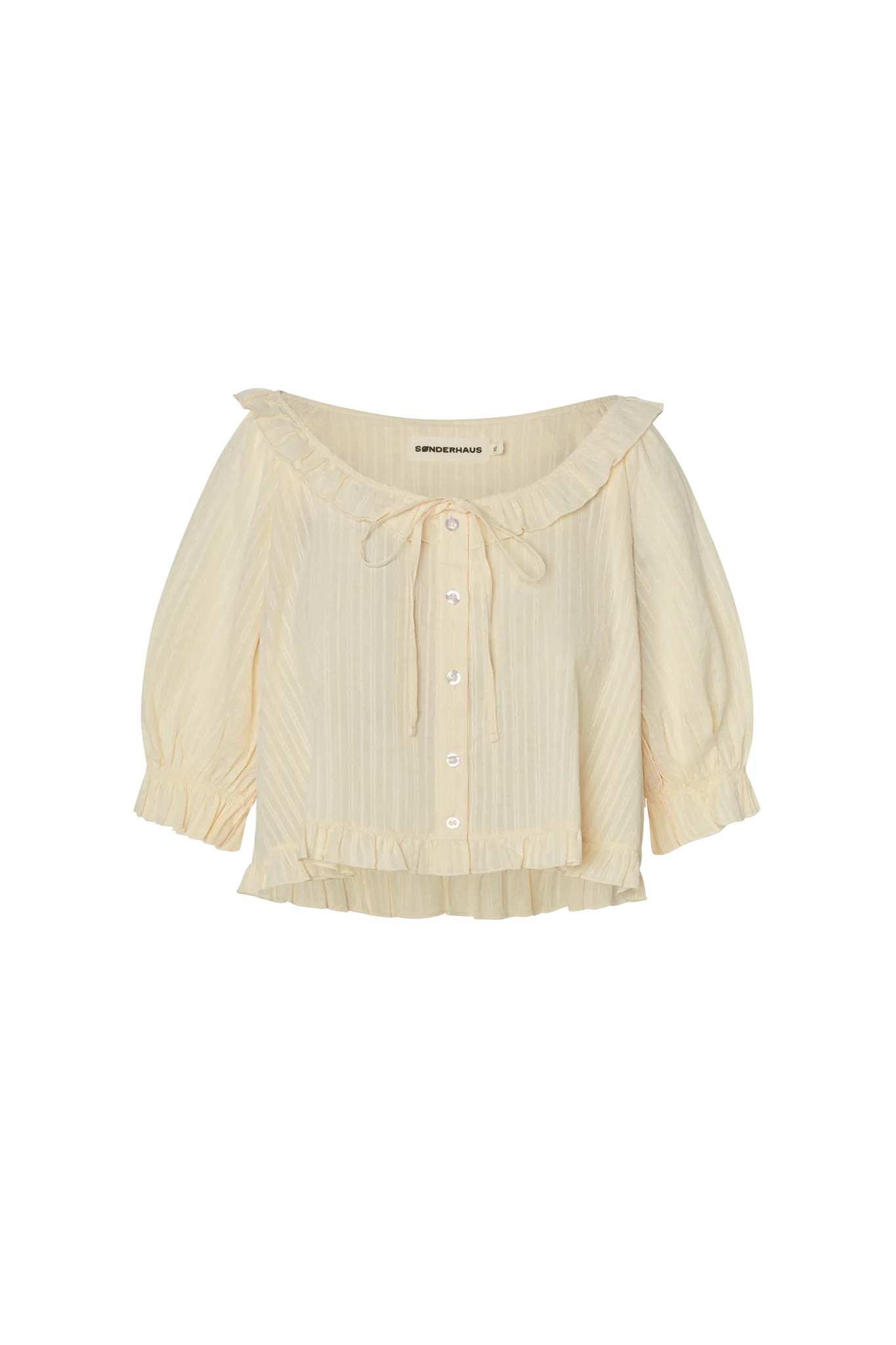 Romeo Sleep Top in Cream Eyelet | Sonderhuas