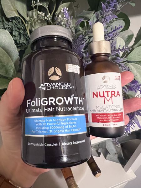 I used these hair loss products after Covid and will now start using them postpartum. The Nutra M hair serum helps minimize the shedding and the Foligrowth supplement helps with regrowth. 

Hair loss, hair loss solutions, hair serum, hair regrowth, postpartum hair loss, hair supplements 

#LTKbeauty