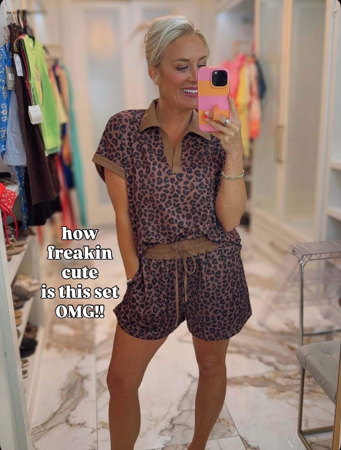 size medium on this set! love the leopard!