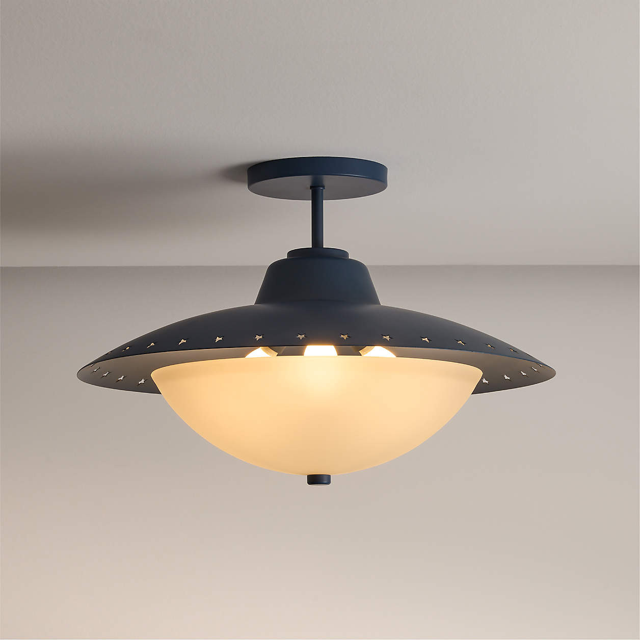 Astro Star Kids Semi-Flush Mount Ceiling Light | Crate & Kids | Crate & Barrel