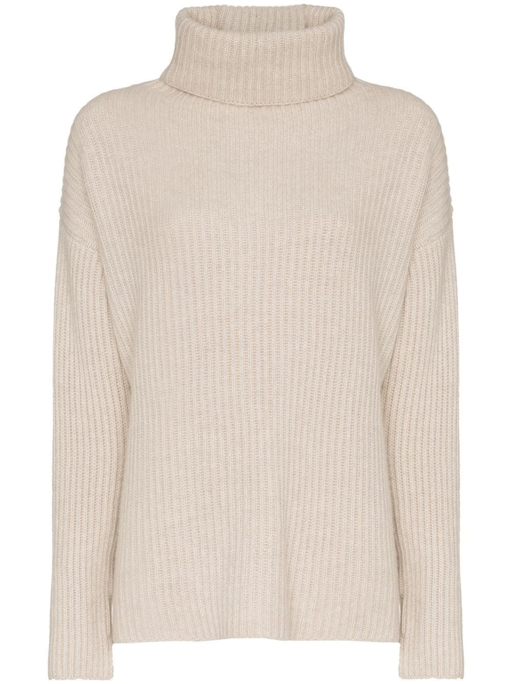 Le Kasha lisbon cashmere roll neck jumper - Neutrals | Farfetch Global