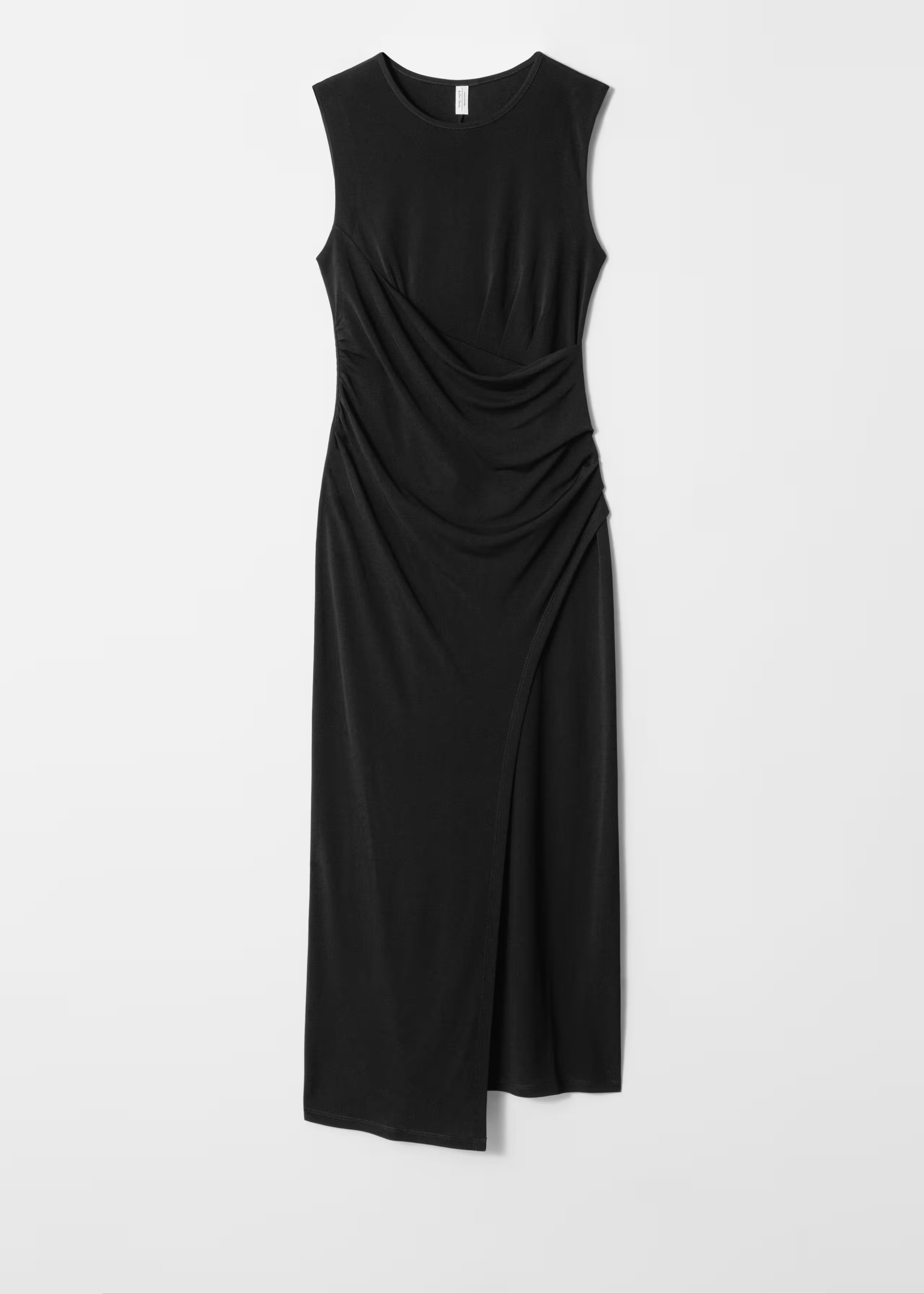 Draped Midi Dress - Black - Midi dresses - & Other Stories GB | & Other Stories UK