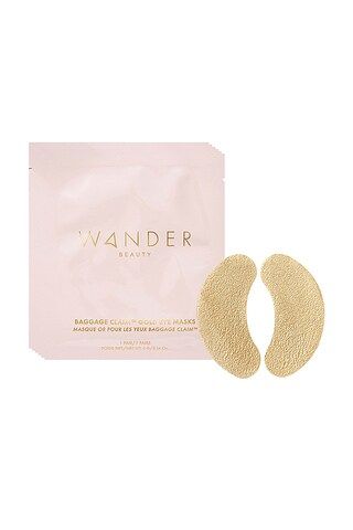 Wander Beauty Baggage Claim Gold Eye Mask 6 Pack from Revolve.com | Revolve Clothing (Global)