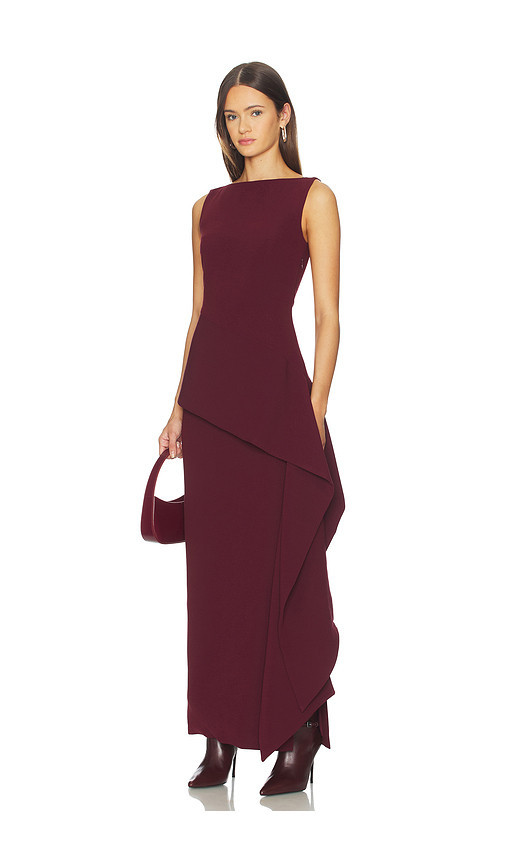 SRG ROBE ELOISE en Burgundy. Taille XS. Also en M, S, XL, XXS. | Revolve Clothing (Global)
