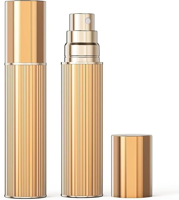 10ml Perfume Atomizer Travel Refillable, Glass liner filled perfume bottle, Mini Cologne Dispense... | Amazon (US)