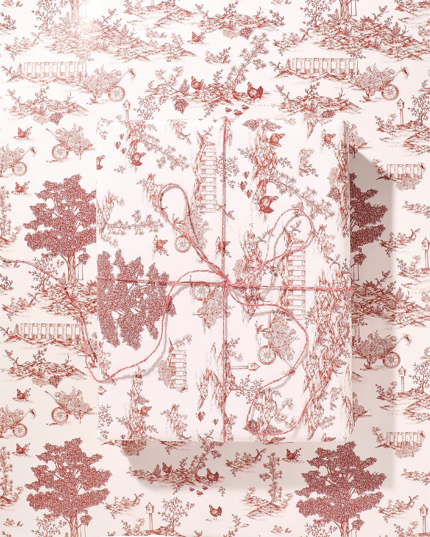Dolly's Toile Wrapping Paper Red | Friend of Mine