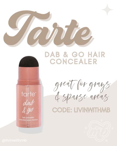 Tarte Dab & Go hair concealer

Great for touching up grays and filling in sparse areas. I did shade light brown. 

code: LIVINWITHMB

#tartepartner

#LTKstyletip #LTKbeauty #LTKFind