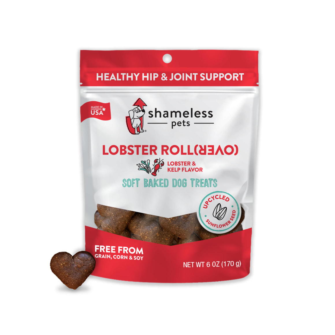 Shameless Pets Lobster Rollover Soft-Baked Dog Treats | Grove