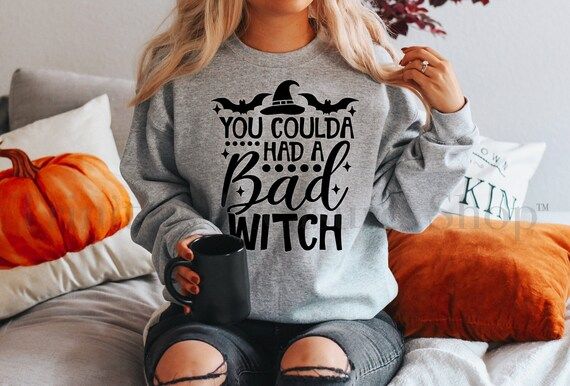 Halloween Sweatshirt Witchcraft Sweatshirts Fall Sweatshirts - Etsy | Etsy (US)