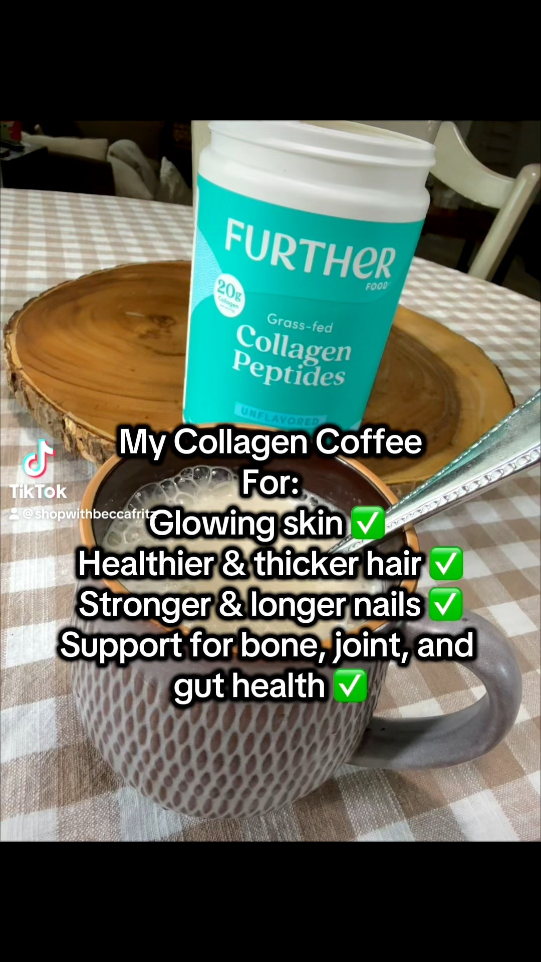 My new morning ritual ✨ Just one scoop of collagen in my coffee and I’m getting all the skin, hair, nail, and joint benefits—without tasting a thing! 🙌🏼 ZERO flavor, just goodness. You seriously won’t even know it’s in there. ☕️
#FurtherFood @furtherfood
L l N K E D 👇🏻

#LTKOver40 #LTKFindsUnder50 #LTKActive