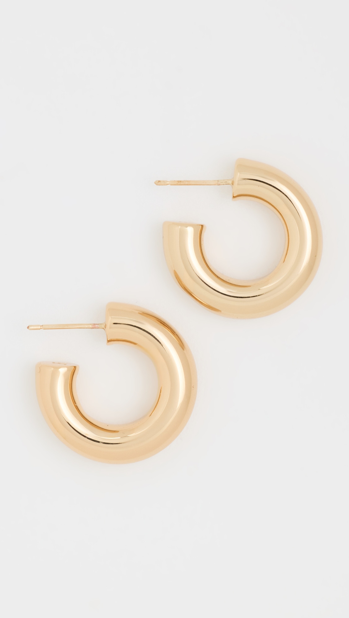 Jennifer Fisher Samira Micro Huggies Yellow Gold One Size | Shopbop