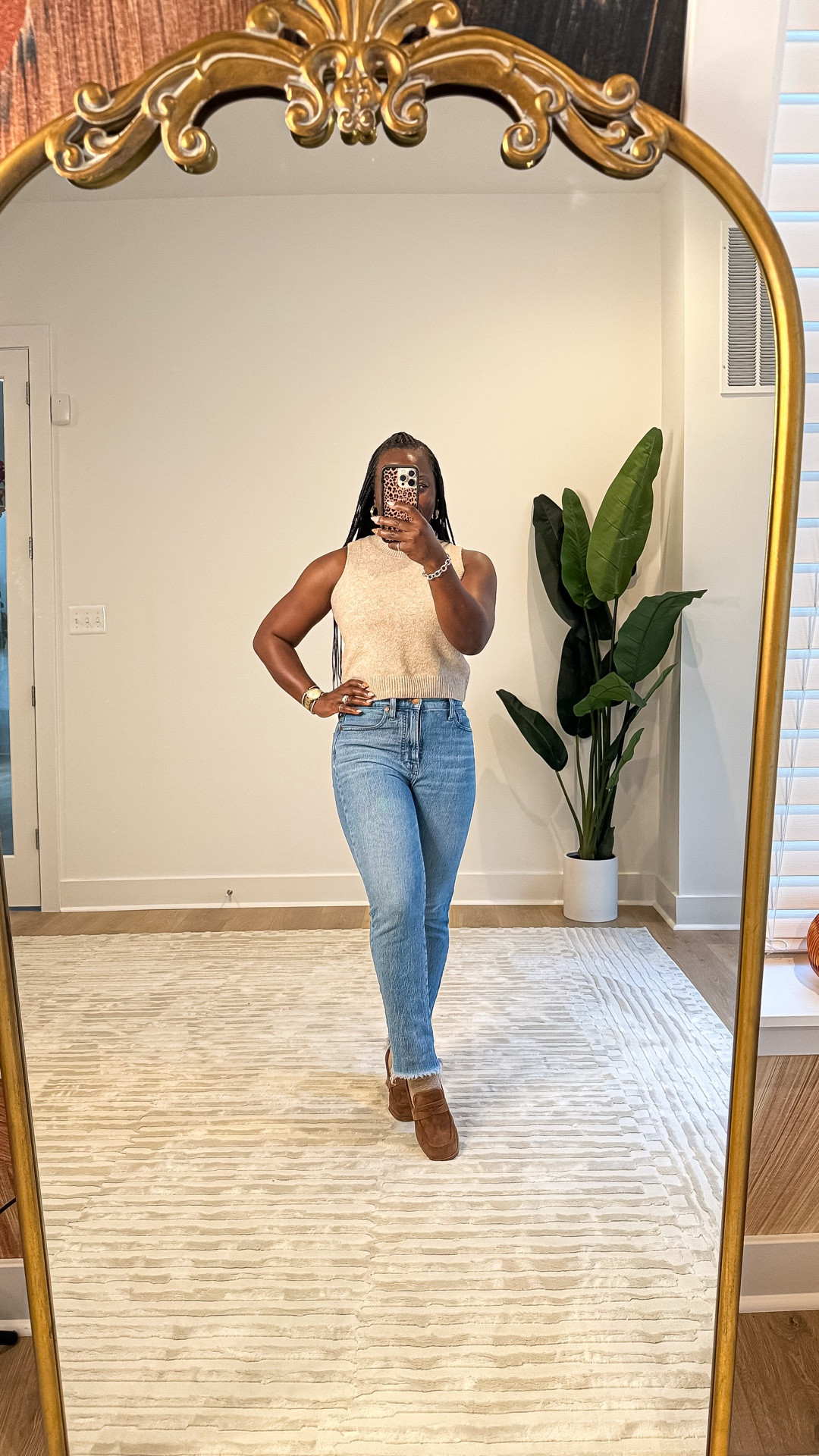 I love my fall outfit look of the day. Let me know your thoughts. The shoes are super comfy. I can really wear this look anywhere. Fall outfit, jeans, fall look, madewell, target style, Nine West, loafers 

#LTKTall #LTKShoeCrush #LTKFindsUnder50