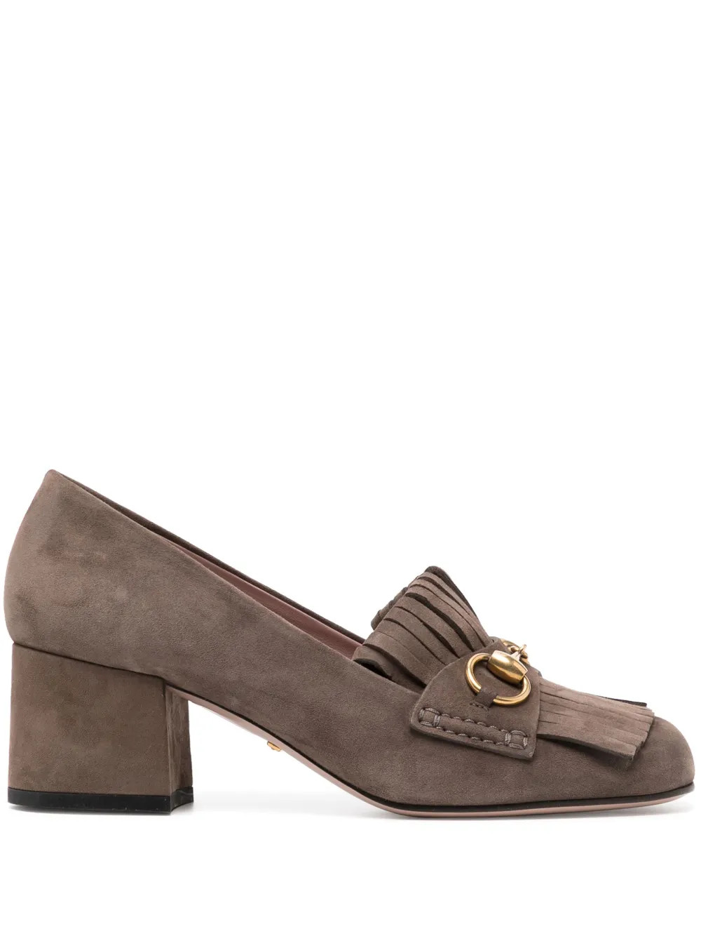 Horsebit suede pumps | Farfetch Global