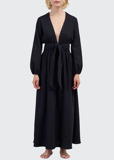 Mara Hoffman Luna Coverup Maxi Wrap Dress | Bergdorf Goodman