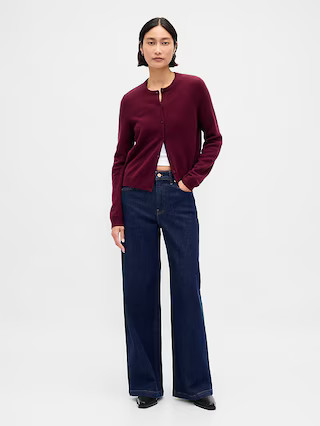CashSoft Crop Cardigan | Gap (US)