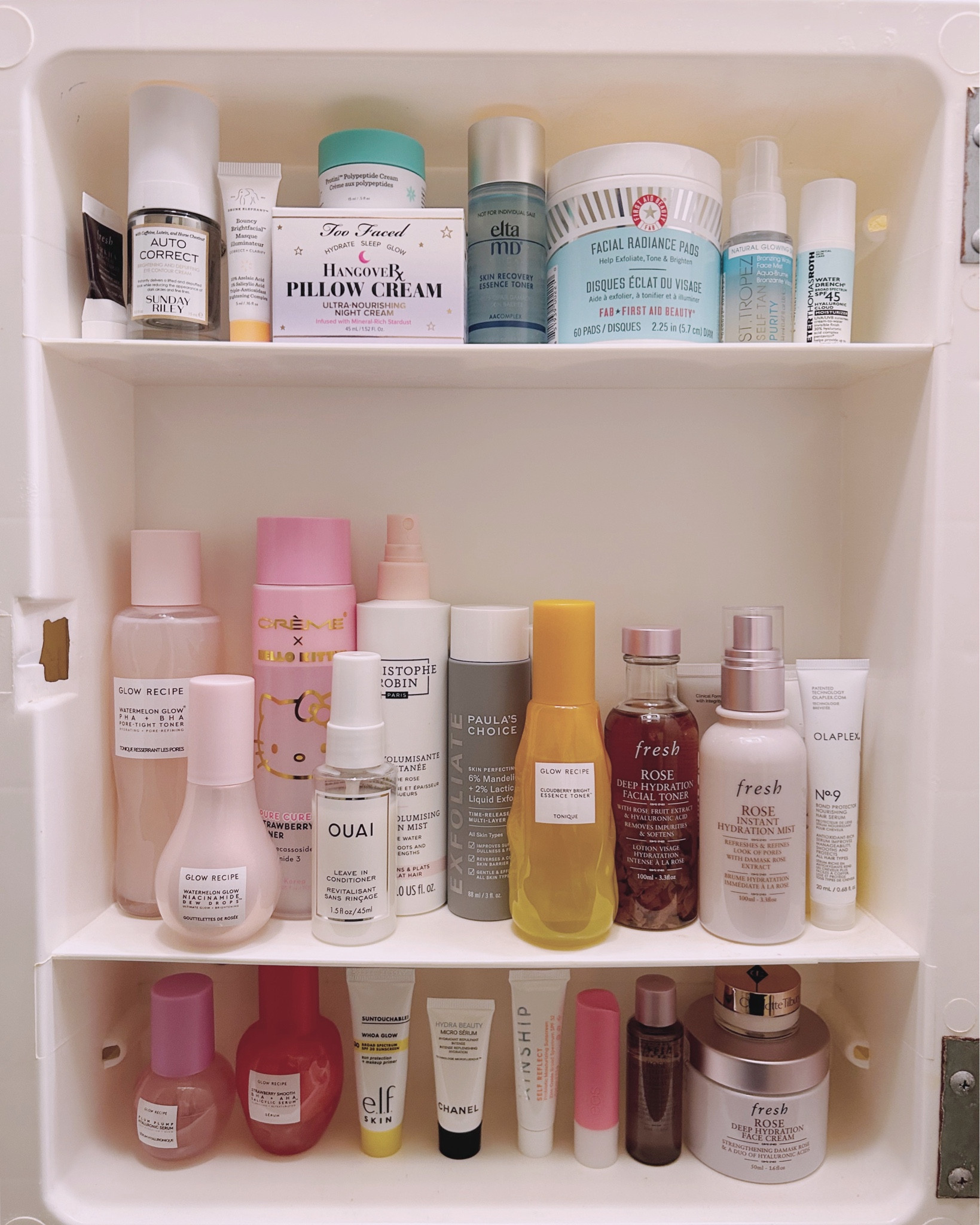Shop my latest skincare shelfie 💕
(Photo contains pr/gifted products)

Glow recipe, drunk elephant, skincare, Paula’s choice, fresh beauty, TikTok skincare, viral skincare, first aid beauty, saint tropez, Sunday Riley, eye cream, skincare for mature skin, skincare for aging skin, too faced, girly aesthetic, girly skincare, hello kitty skincare, the creme shop, Sephora and ulta finds



#LTKSeasonal #LTKbeauty #LTKGiftGuide