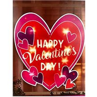Valentine's Day Lighted Heart Window Decoration - 1 Piece | Etsy (US)