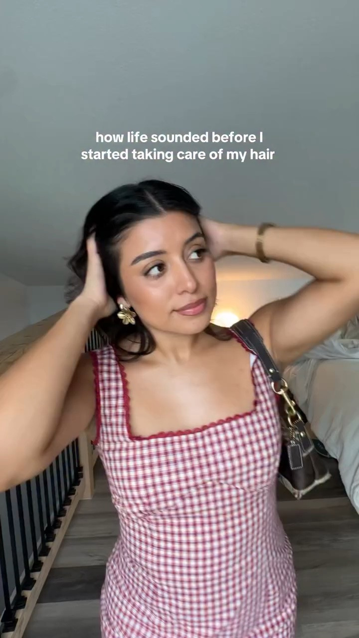 so proud of my little hair journey!! We were down bad a year ago yall 😭🥹😂 #hair #hairhealth #latina
