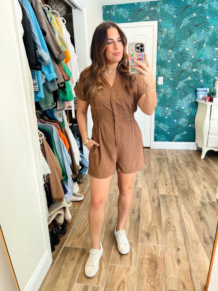 Love this romper from Amazon!
Fall outfit | jumpsuit | neutral 

#LTKtravel #LTKSeasonal #LTKunder50