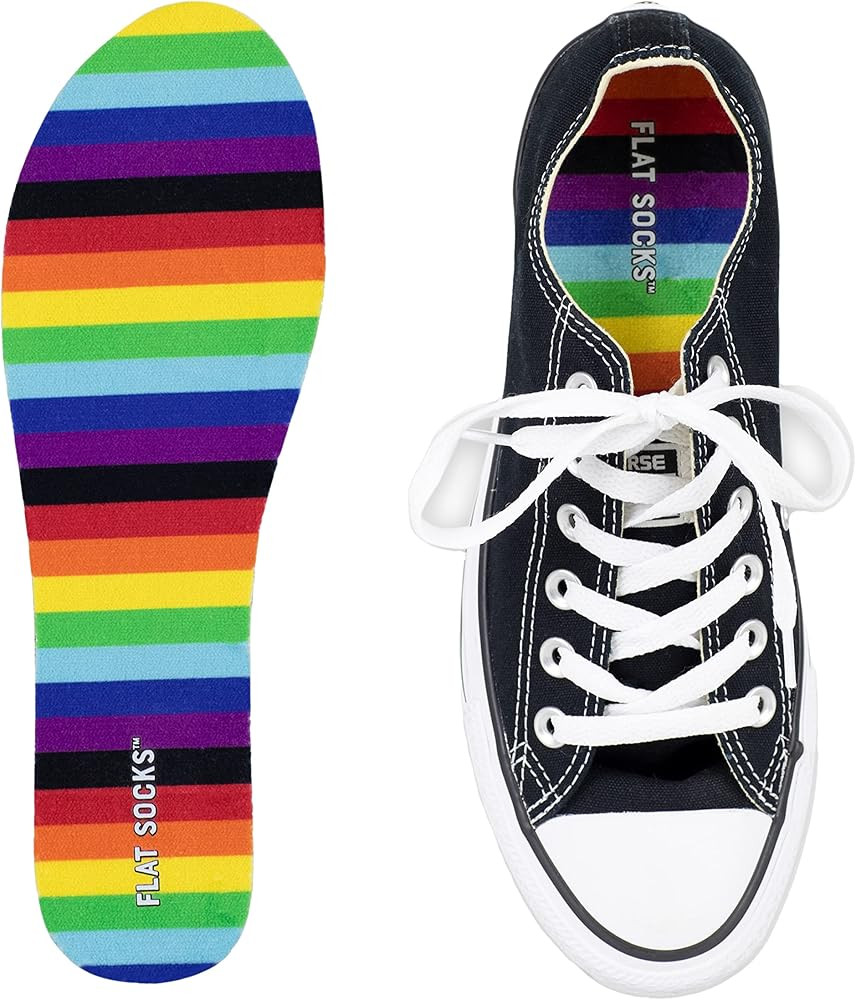 FLAT SOCKS Womens No Show Socks, Sockless Shoe Liner, No Slipping, No Stinking, Washable Shoe Ins... | Amazon (US)