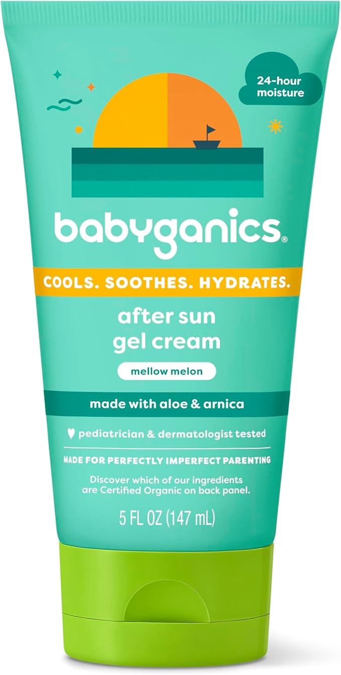 Babyganics After Sun Gel Cream, Mellow Melon, 5oz | Amazon (US)