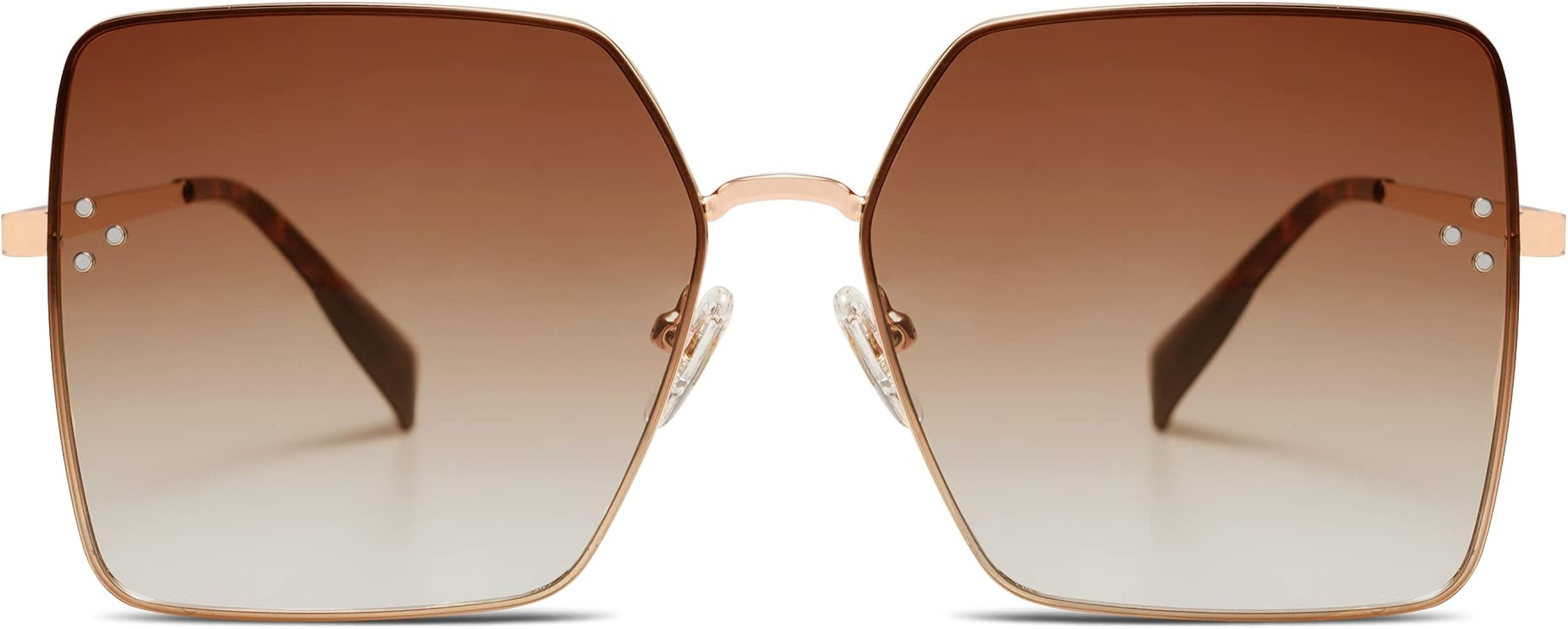 SOJOS Trendy Square Sunglasses Womens Big Oversized Designer Style UV Protection Sunnies Shades S... | Amazon (US)