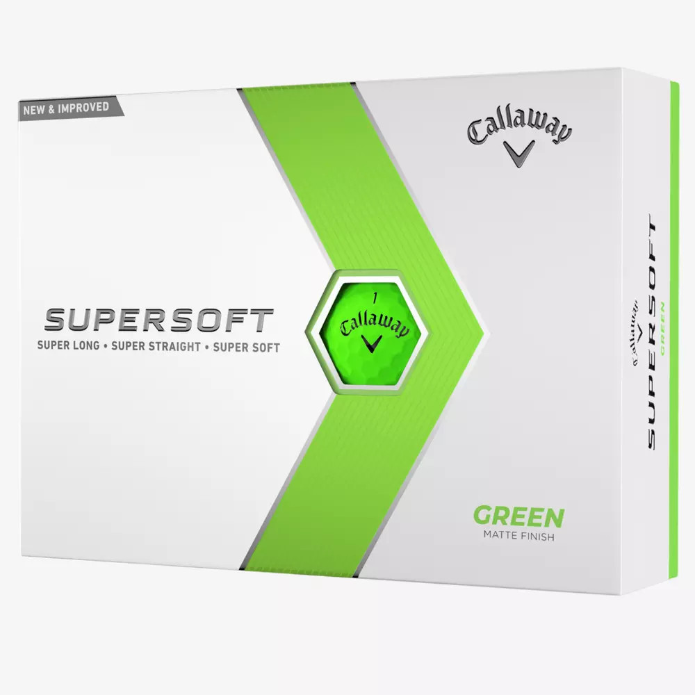 Supersoft 2023 Personalized Golf Balls, Green - Callaway | PGA TOUR Superstore