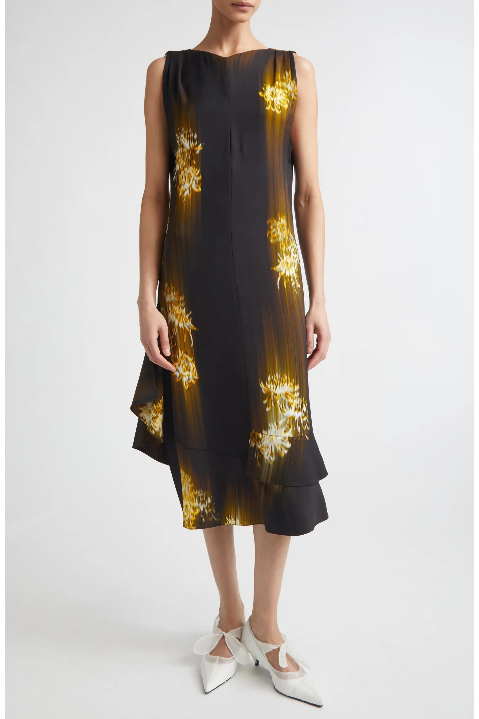 Proenza Schouler Rhetta Asymmetric Midi Dress (Women) | Nordstrom | Nordstrom