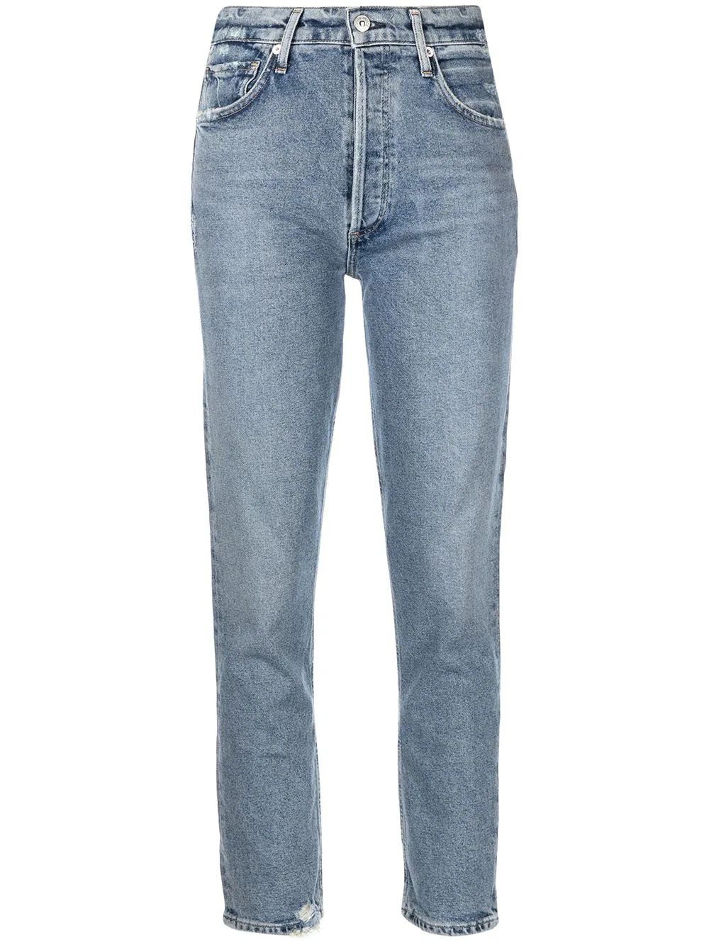 Citizens Of Humanity Charlotte high-rise Straight Jeans - Farfetch | Farfetch Global
