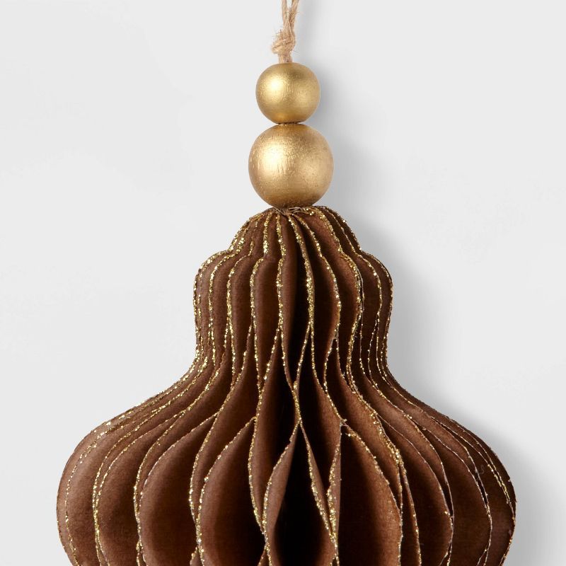 Honeycomb Paper Finial Christmas Tree Ornament - Wondershop&#8482; | Target