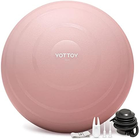 YOTTOY Anti-Burst Exercise Ball for Working Out, Yoga & Pregnancy, Extra Thick Workout Ball for P... | Amazon (US)