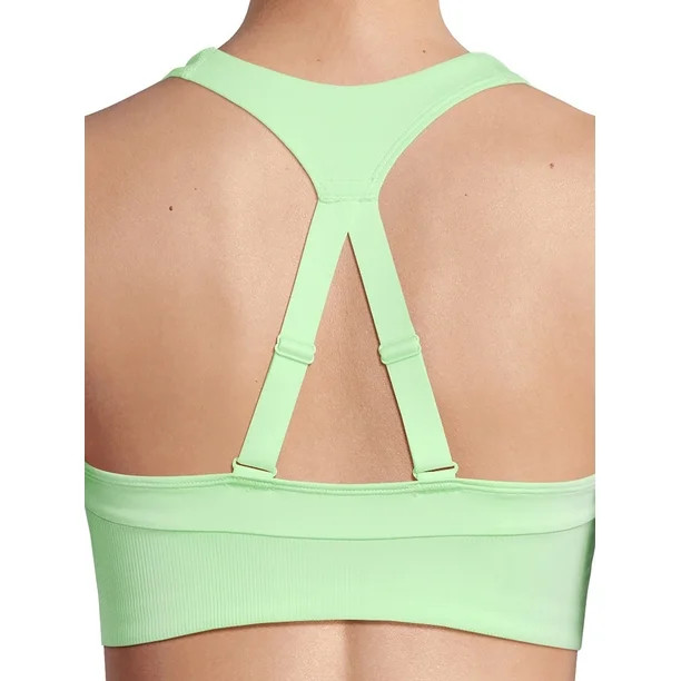 Avia Women's Split Racerback Bra with Adjustable Straps | Walmart (US)