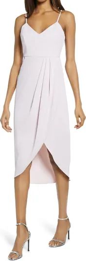 Lulus Reinette V-Neck Midi Dress | Nordstrom | Nordstrom