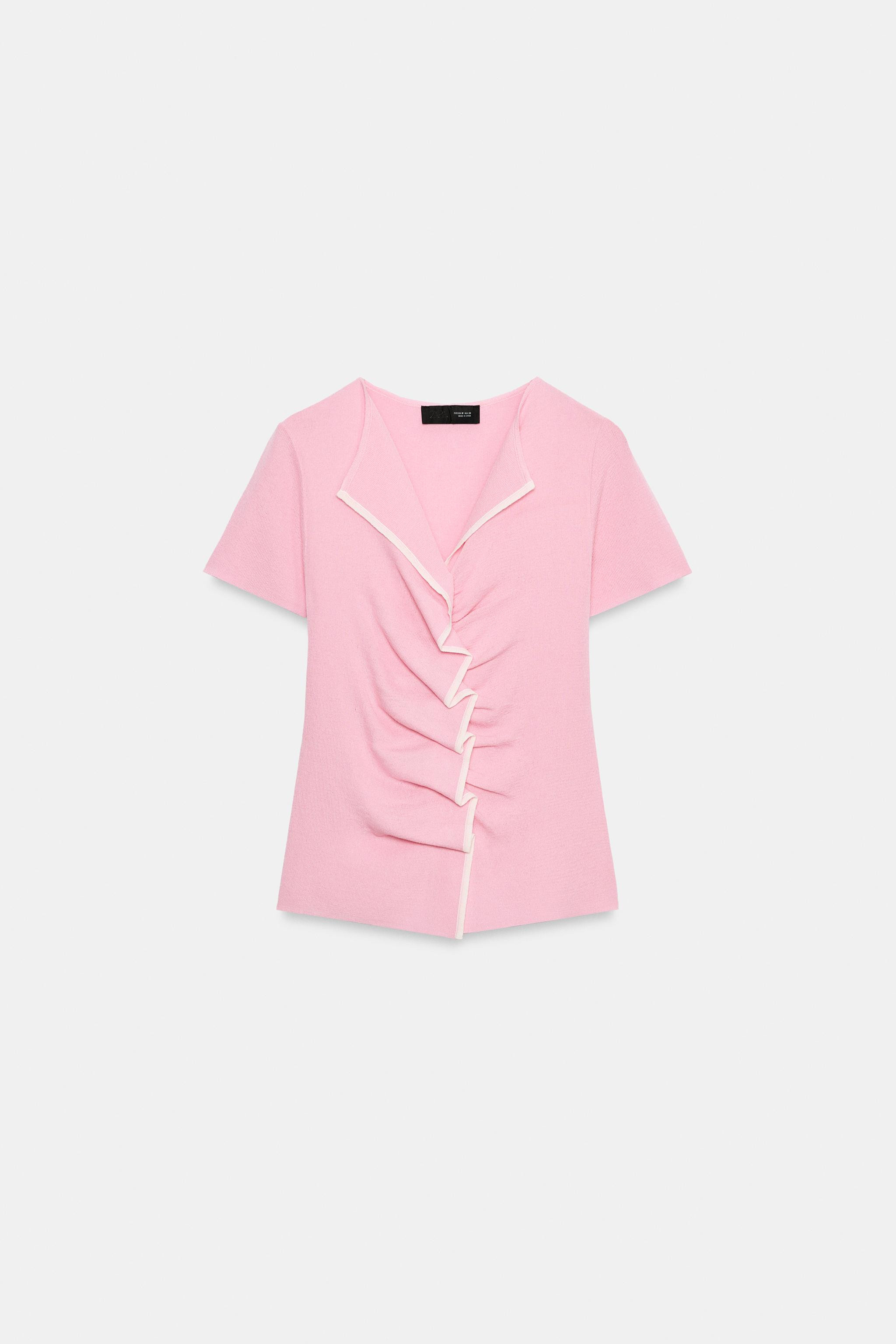 RUCHED KNIT TOP | Zara US