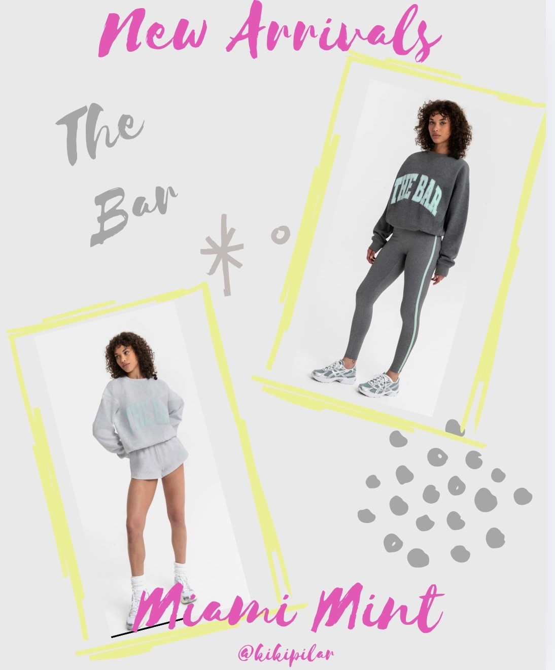 New drop from The Bar
Miami Mint
Tucked varsity sweatshirt 
Oversized sweatshirt 
Summer sweatshirt 
Beach outfit 
Athleisure 
Summer shorts
Casual shorts
Lounge wear

#LTKActive #LTKootd #LTKfitnessgoals