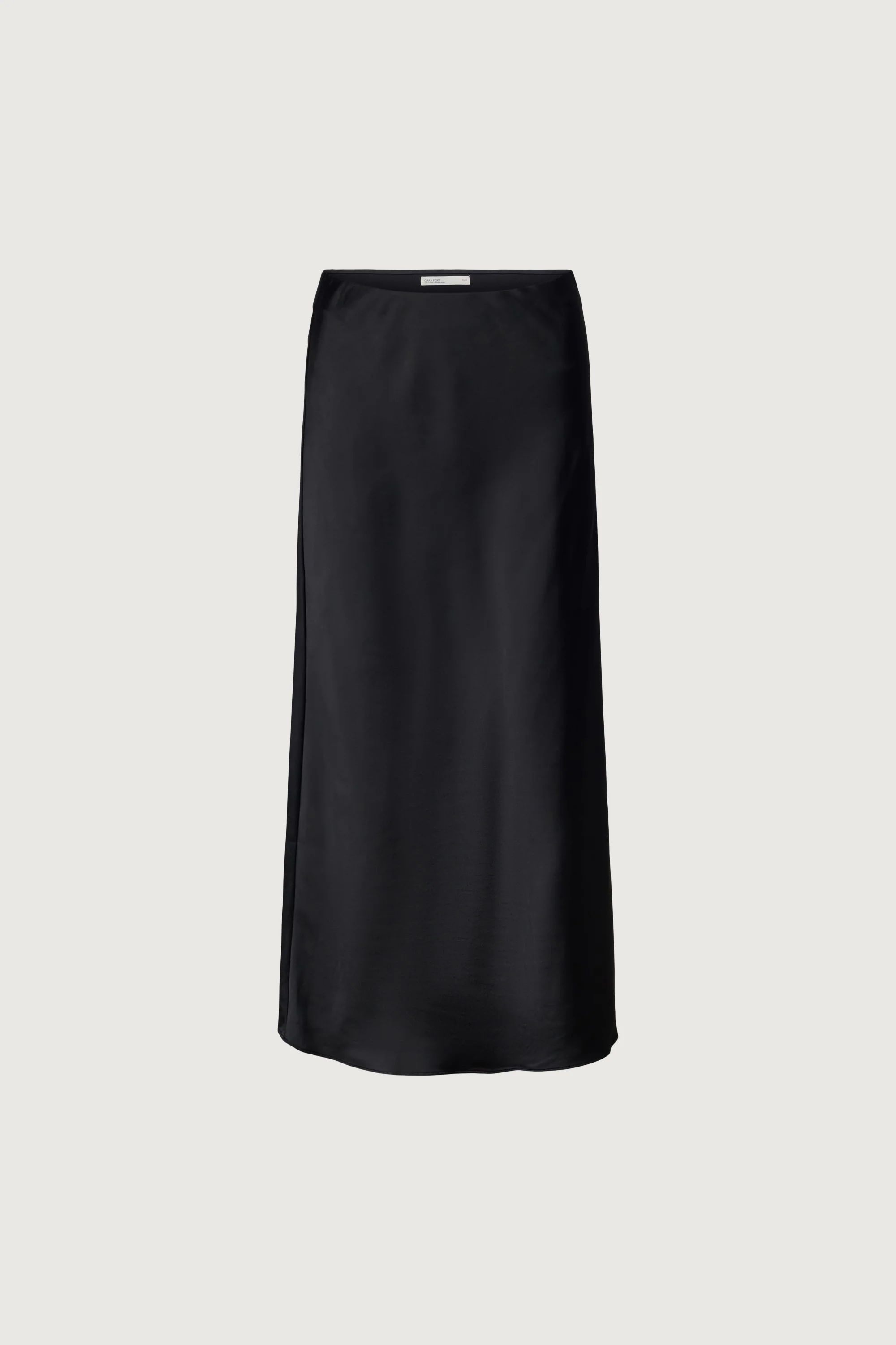 MAXI SATIN SLIP SKIRT | OAK + FORT